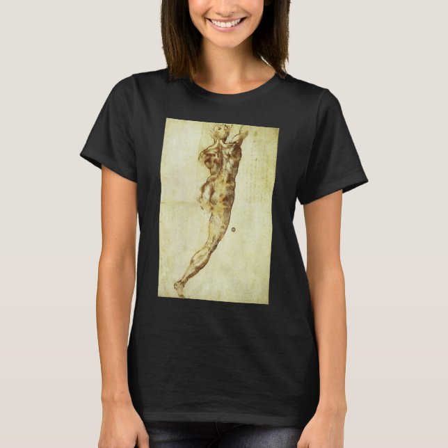 Camiseta Estudo de Michelangelo para a Batalha de Cascina (Frente)