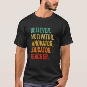 Camiseta Estudo de Professores do Inovador do Motivador Acr
