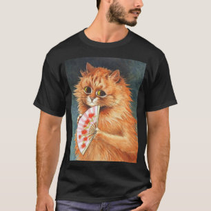 Camiseta Estudo De Um Gengibre Por Louis Wain