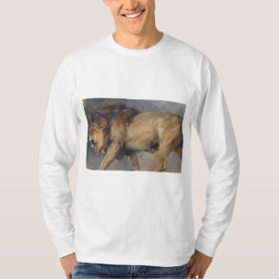 Camiseta Estudo de um Leão (por Edwin Henry Landseer)