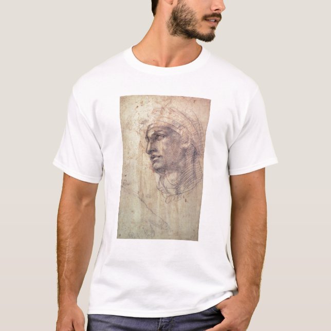 Camiseta Estudo de uma cabeça (Frente)