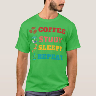 Camiseta Estudo do Café Sono Repetir Vintage Cores Sunset 1