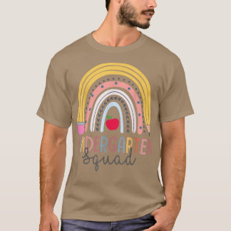 Camiseta Estudo do Quadrinho Engraçado Boho Arco Arco-Íris 