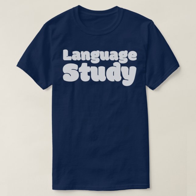 Camiseta Estudo linguístico (Frente do Design)