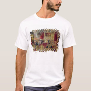 Camiseta Estudo para a coroação do Tsar Nicholas II