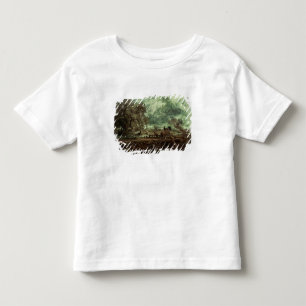 Camiseta Estudo para o cavalo do pulo, c.18 de John
