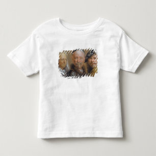 Camiseta Estudos de cinco cabeças após Rembrandt (pastel