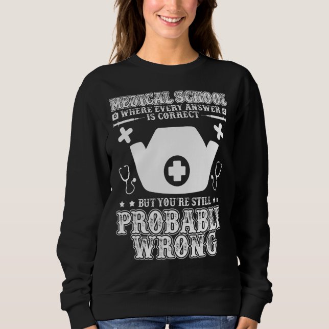 Camiseta Estudos Médicos Estudantes de Ensino Superior (Frente)