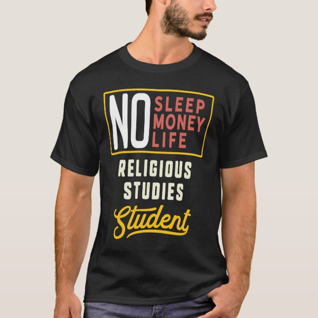 Camiseta Estudos Religiosos Graduação de Grandes Estudos (Frente)