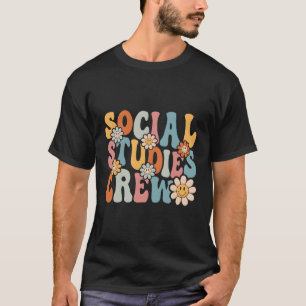Camiseta Estudos Sociais Tripulação De Volta Aos Professore