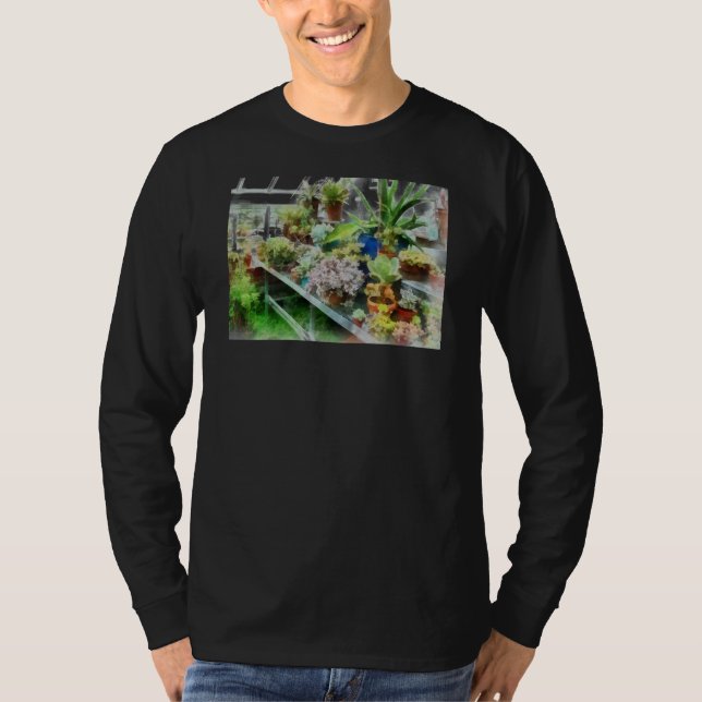 Camiseta Estufa com cacto (Frente)