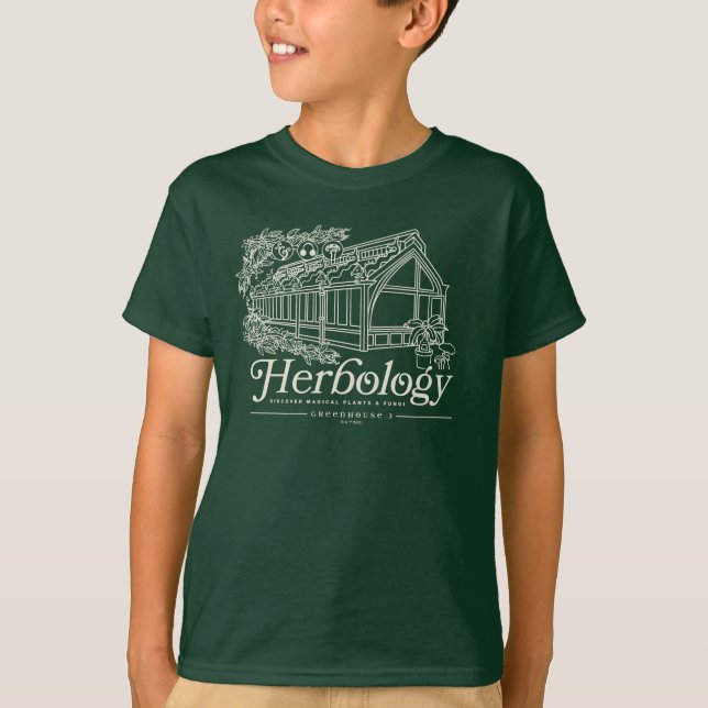 Camiseta Estufa de Herbologia de HOGWARTS™ (Frente)