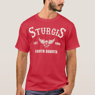Camiseta Esturgis em dificuldades Dakota do Sul Motorcycle 