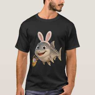 Camiseta Esturjão Beluga da Páscoa
