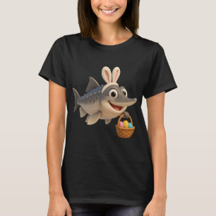 Camiseta Esturjão Kaluga da Páscoa
