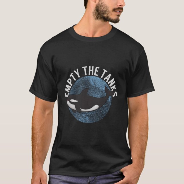 Camiseta Esvaziar Os Tanques De Baleia Er Orca (Frente)