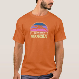 Camiseta esville Georgia Sunset Retro Vintage Orgulho Local