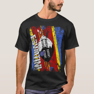 Camiseta ESWATINI Flag Vintage - SWAZILAND ESWATIN