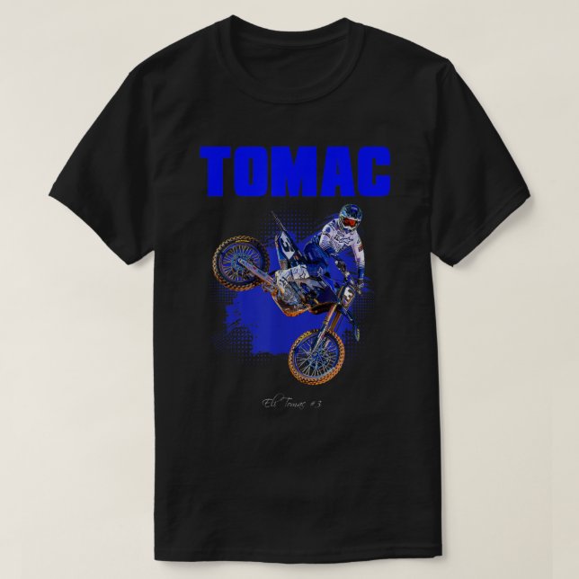 CAMISETA ET3 ELI 3 TOMAC MOTOCROSS STAR CHAMPION (Frente do Design)