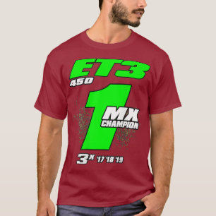 CAMISETA ET3 MOTOCROSS 2019 MX CHAMP 450 PRO