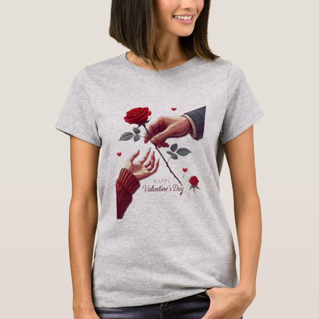 Camiseta Eternal Bloom of Love A Rose, A Touch, Forever Han (Frente)