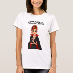 Camiseta Eternamente, Vampiro Sass