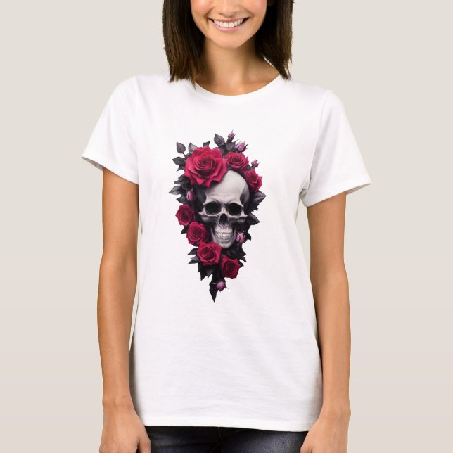 Camiseta Eternidade Sombreada: Memorial da Vida e da Morte (Frente)