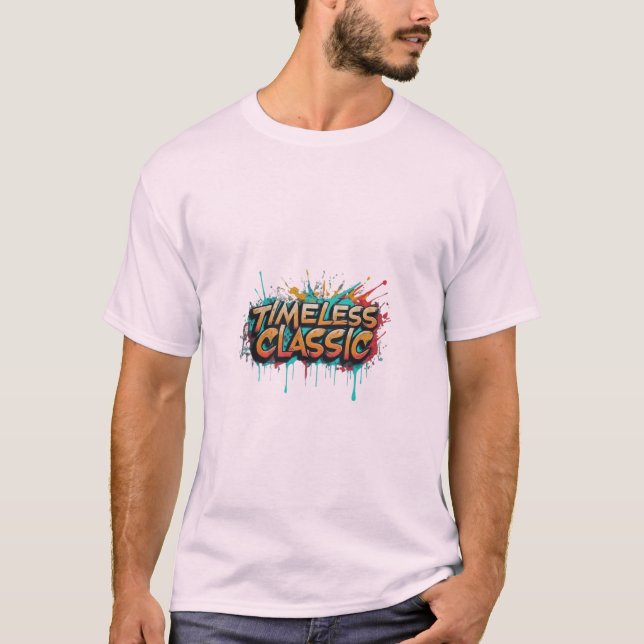 Camiseta Eterno Clássico: Estilo Icônico T-Shirt. (Frente)