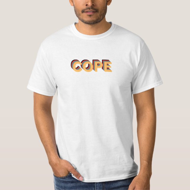 Camiseta Eterno "Cope" Vintage Word Design (Frente)