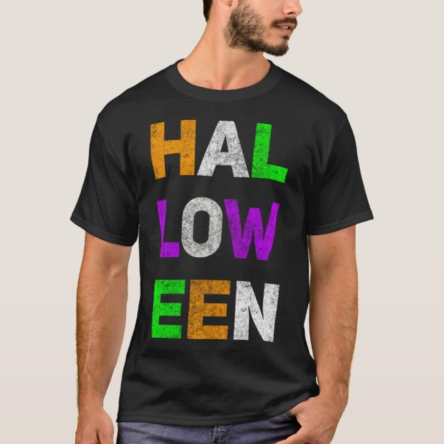 Camiseta Eterno Halloween Costume Para Adultos Crianças Leg (Frente)