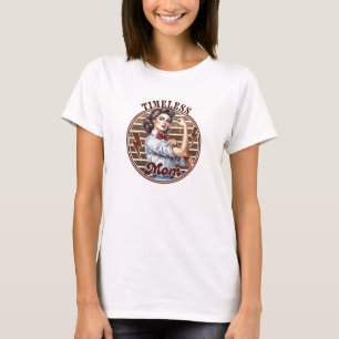 Camiseta Eterno retrô Mãe com energia muscular
