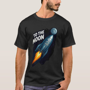 Camiseta ETF XRP para a Missão Lua Crypto Foguete Espacial