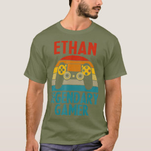 Camiseta ETHAN Gift Name Personalizado Engraçado Geek de Jo