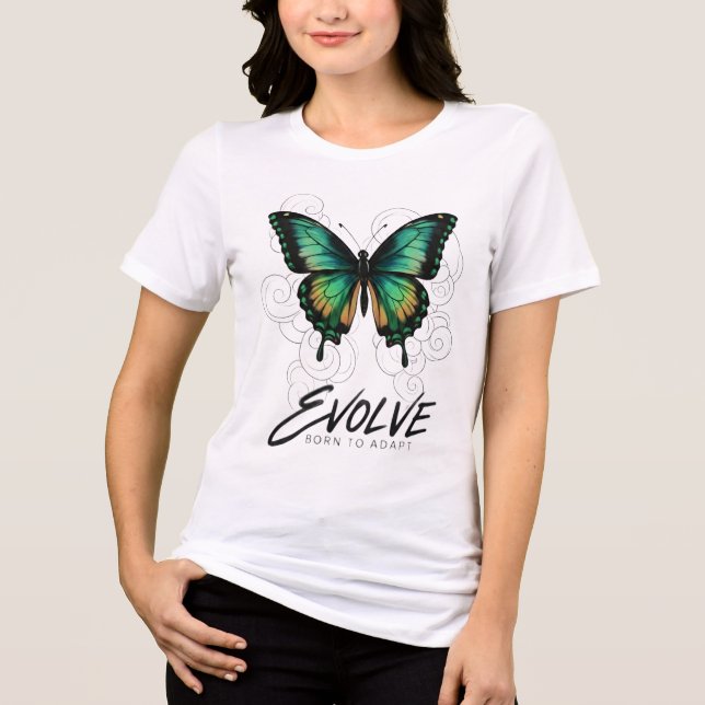 Camiseta Ethereal Butterfly "EVOLVE (Frente)