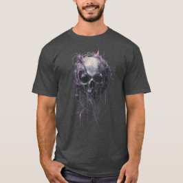 Camiseta Ethereal Skull Abstract Grunge Dark Art