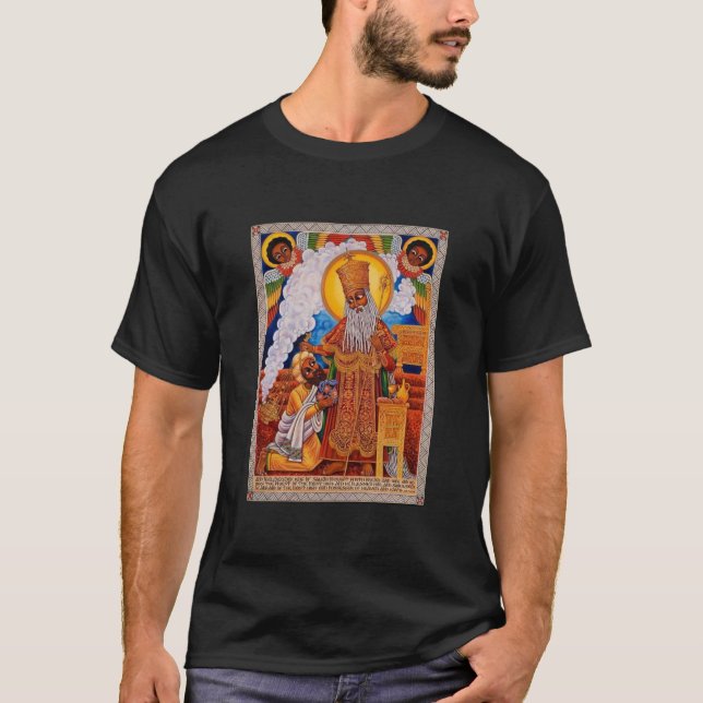 Camiseta Ethiopian Blessed Love Jah Rastafari Reggae Rasta  (Frente)