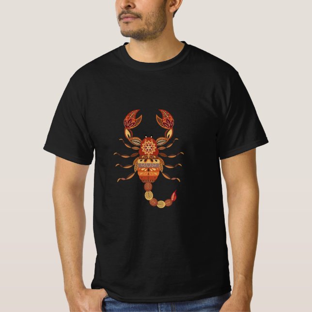 Camiseta Ethnic Floral Scorpion (Frente)