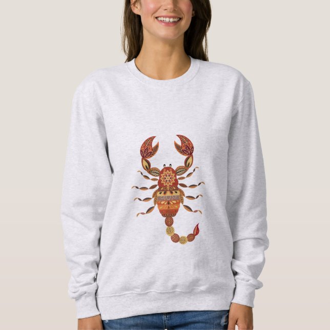 Camiseta Ethnic Floral Scorpion (Frente)