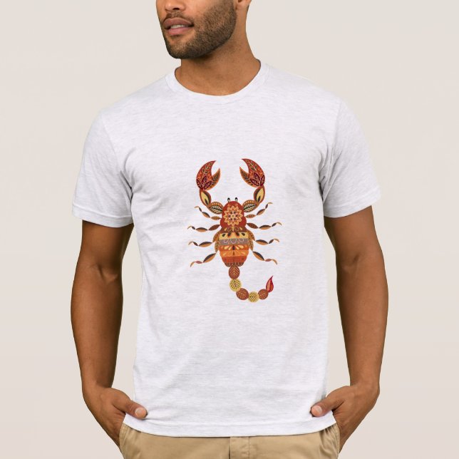 Camiseta Ethnic Floral Scorpion (Frente)
