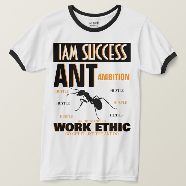 CAMISETA ÉTICA DE TRABALHO (Frente do Design)