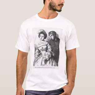 Camiseta Etienne Lousteau que fala a uma atriz