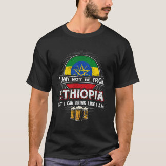 Camiseta Etíope Raízes Etíopes Patrimônio Etíope Orgulhoso