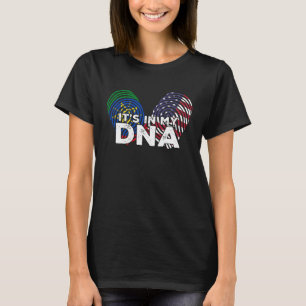 Camiseta Etiópia Etiópia Bandeira África Proud DNA American