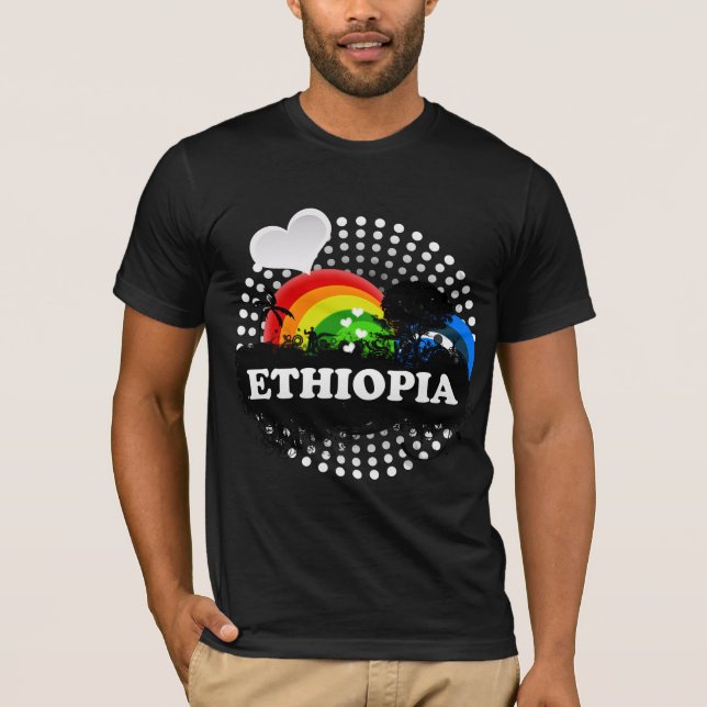 Camiseta Etiópia frutado bonito (Frente)