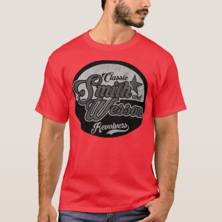 Camiseta Etiqueta da Empresa de Armas de Fogo