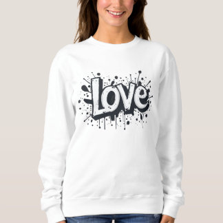 Camiseta Etiqueta de amor monocromática