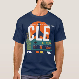 Camiseta Etiqueta de Bagagem do Código do Aeroporto de Curs