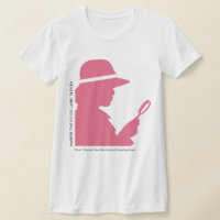 Etiqueta de Comida Engraçada Sleuth Silhueta Rosa 