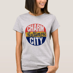 Camiseta Etiqueta de Vintagem Baltimore