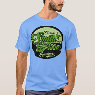 Camiseta Etiqueta de Vintagem de Armas de Fogo